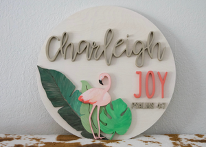 Custom Flamingo Design