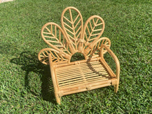 Load image into Gallery viewer, Rattan Bench, Rattan Toddler Chair, Rattan Doll Bench