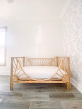 Load image into Gallery viewer, Rattan Toddler Bed, Handmade Natural Rattan Toddler Bed, Bamboo Bed