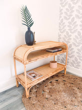 Load image into Gallery viewer, Rattan Entry Way Table
