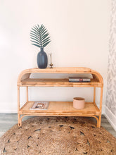 Load image into Gallery viewer, Rattan Entry Way Table