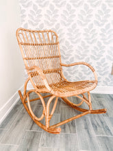 Load image into Gallery viewer, Rattan Rocking Chair, Indoor or Outdoor Wicker Chair, Rocking Chair